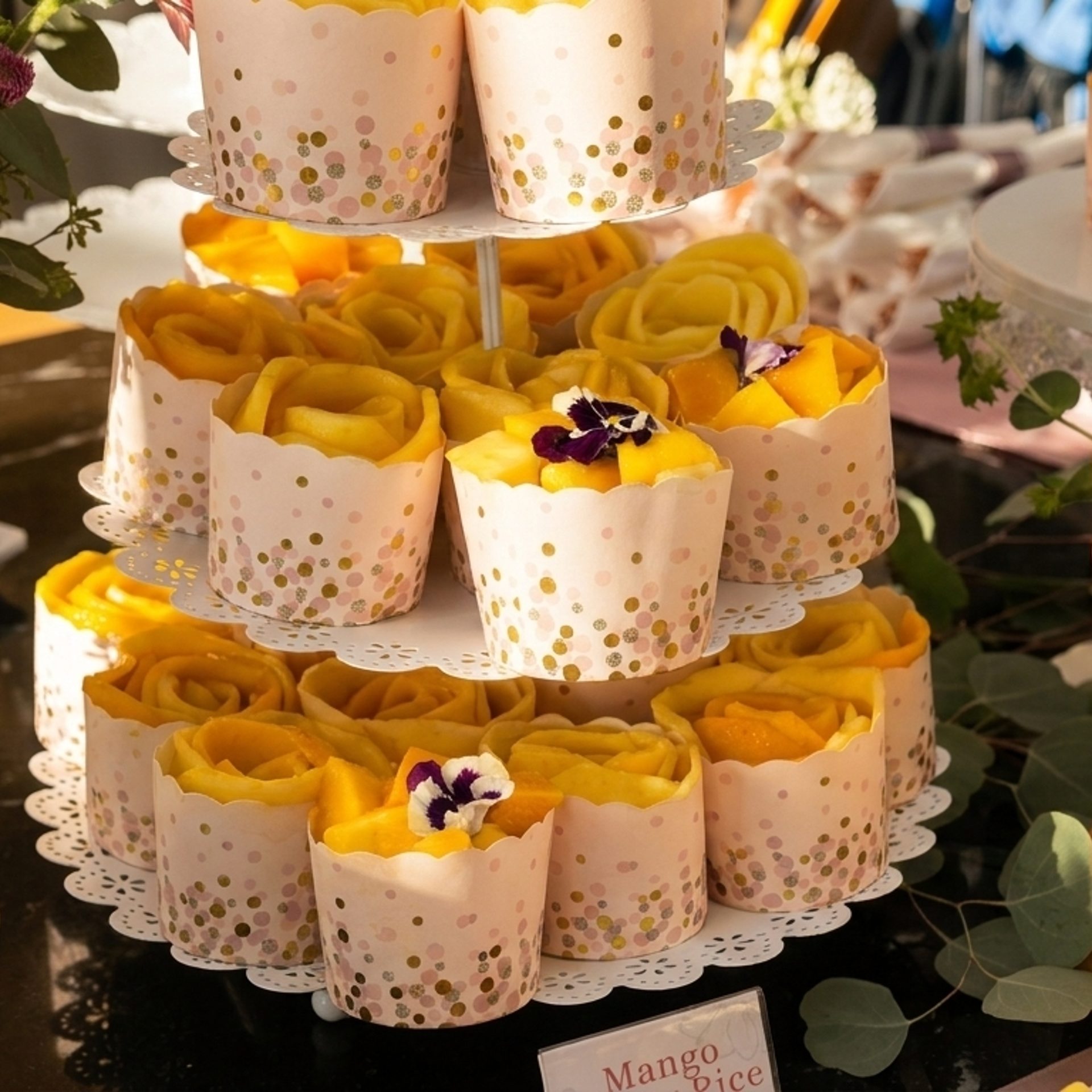 Mango Sticky Rice Dessert Station